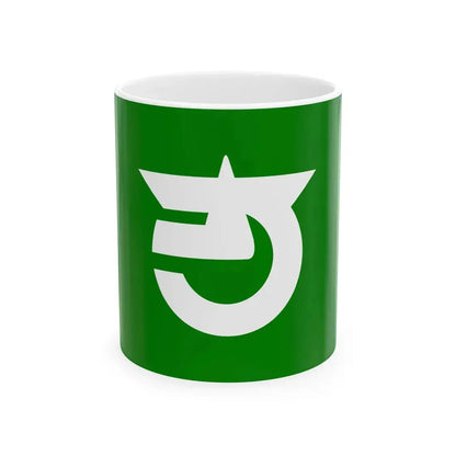 Flag of Ohasama Iwate 1958-2006 (Japan) White Coffee Mug 11oz - Go Mug Yourself