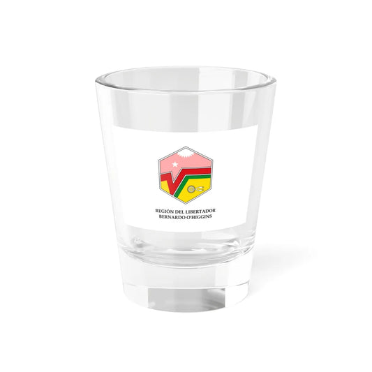 Flag of OHiggins Region Chile (Chile) Shot Glass 1.5oz 1.5oz - Go Mug Yourself