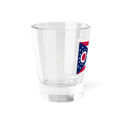 Flag of Ohio 3-2 (United States) Shot Glass 1.5oz - Go Mug Yourself