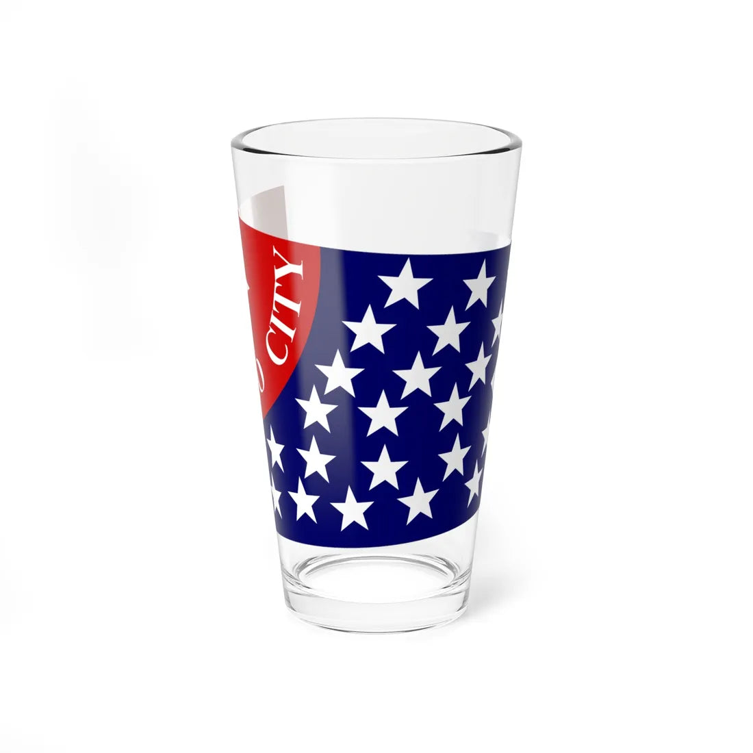 Flag of Ohio City Cleveland (United States) Pint Glass 16oz 16oz - Go Mug Yourself