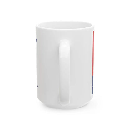 Flag of Ohio City Cleveland (United States) White Coffee Mug - Go Mug Yourself