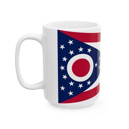 Flag of Ohio (United States) White Coffee Mug - Go Mug Yourself