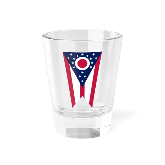 Flag of Ohio vertical (United States) Shot Glass 1.5oz 1.5oz - Go Mug Yourself