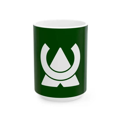 Flag of Ohira Miyagi (Japan) White Coffee Mug 15oz - Go Mug Yourself