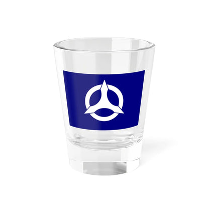 Flag of Oi Fukui 1959-2006 (Japan) Shot Glass 1.5oz 1.5oz - Go Mug Yourself
