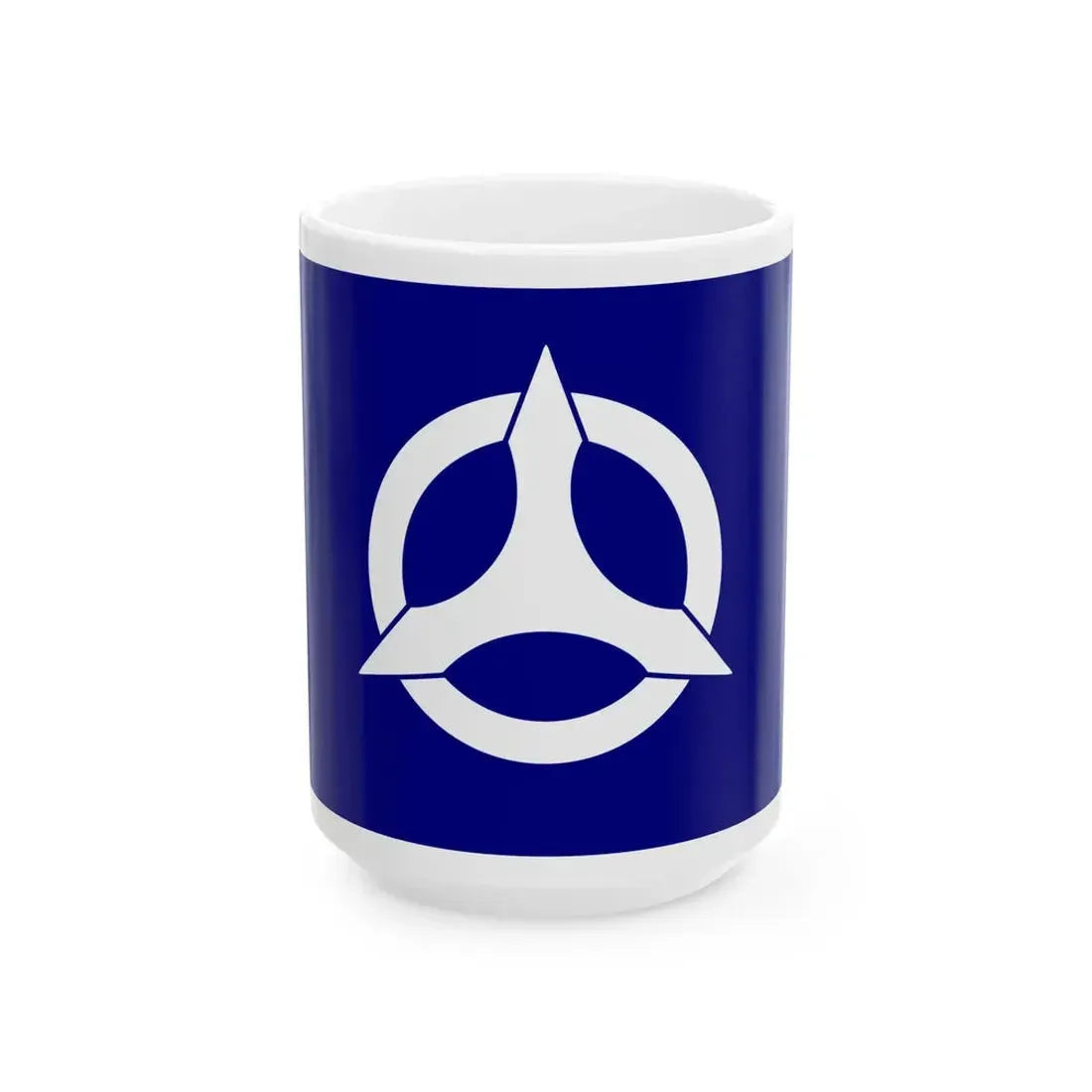 Flag of Oi Fukui 1959-2006 (Japan) White Coffee Mug 15oz - Go Mug Yourself