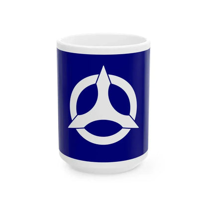 Flag of Oi Fukui 1959-2006 (Japan) White Coffee Mug 15oz - Go Mug Yourself