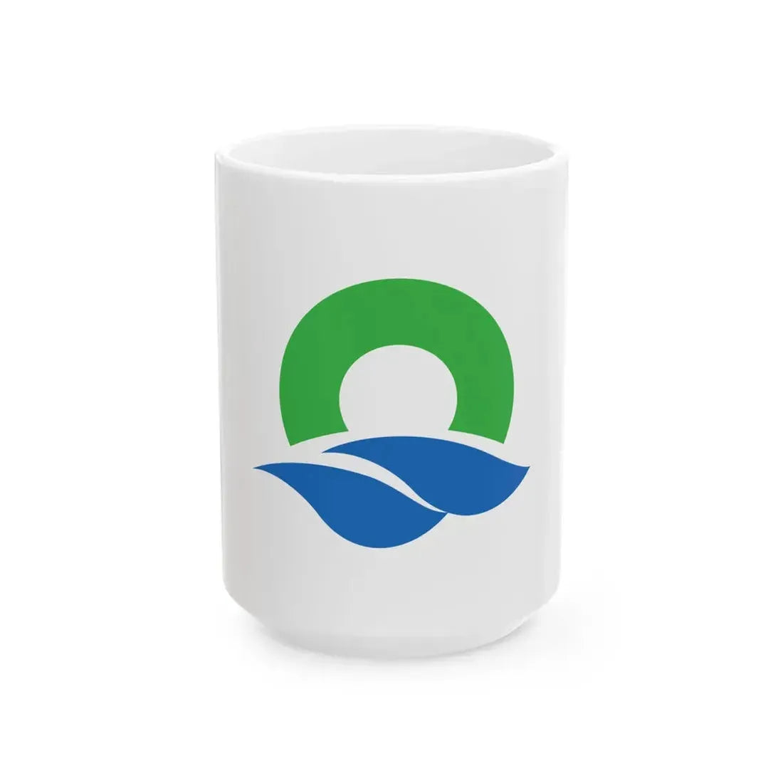 Flag of Oi Fukui (Japan) White Coffee Mug 15oz - Go Mug Yourself