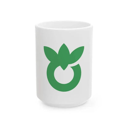 Flag of Oi Kanagawa (Japan) White Coffee Mug 15oz - Go Mug Yourself