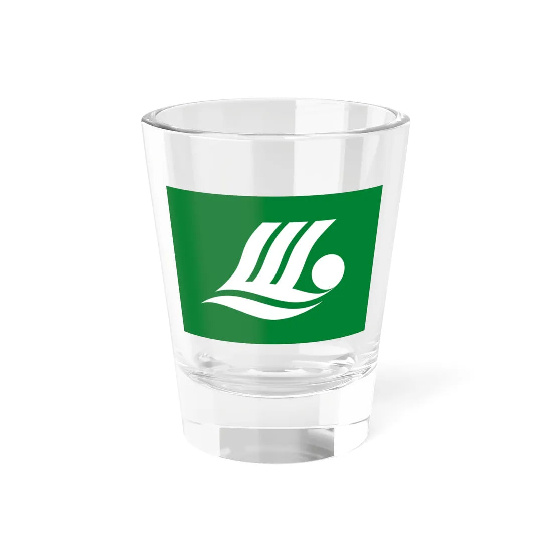 Flag of Oigawa Shizuoka 1978-2008 (Japan) Shot Glass 1.5oz 1.5oz - Go Mug Yourself
