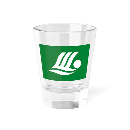 Flag of Oigawa Shizuoka 1978-2008 (Japan) Shot Glass 1.5oz 1.5oz - Go Mug Yourself