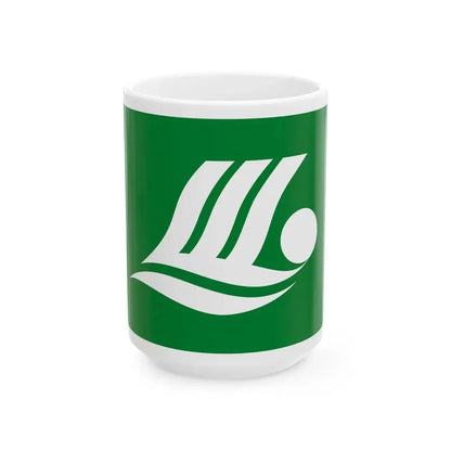 Flag of Oigawa Shizuoka 1978-2008 (Japan) White Coffee Mug 15oz - Go Mug Yourself