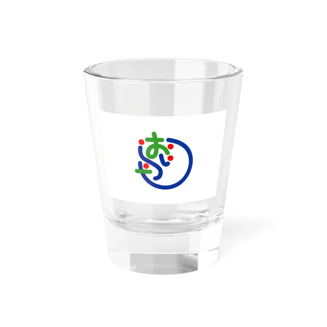 Flag of Oirase Aomori (Japan) Shot Glass 1.5oz 1.5oz - Go Mug Yourself