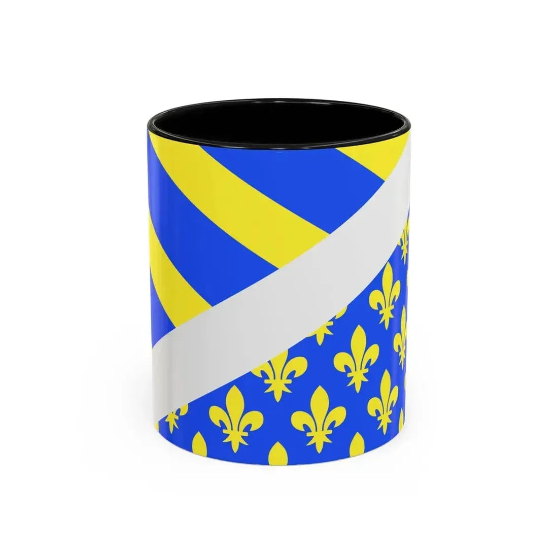 Flag of Oise France 2 - Accent Coffee Mug 11oz Black - Go Mug Yourself