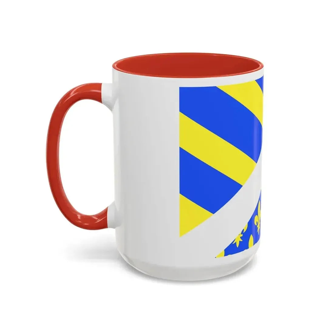 Flag of Oise France 2 - Accent Coffee Mug - Go Mug Yourself