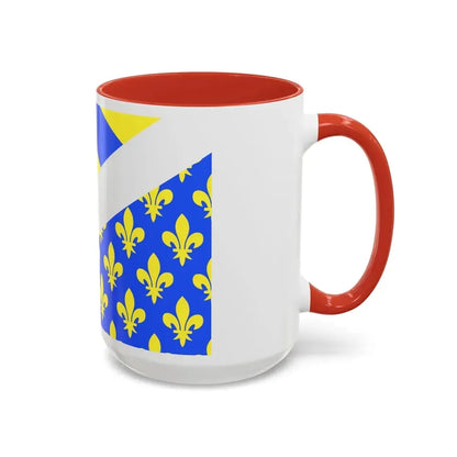 Flag of Oise France 2 - Accent Coffee Mug - Go Mug Yourself