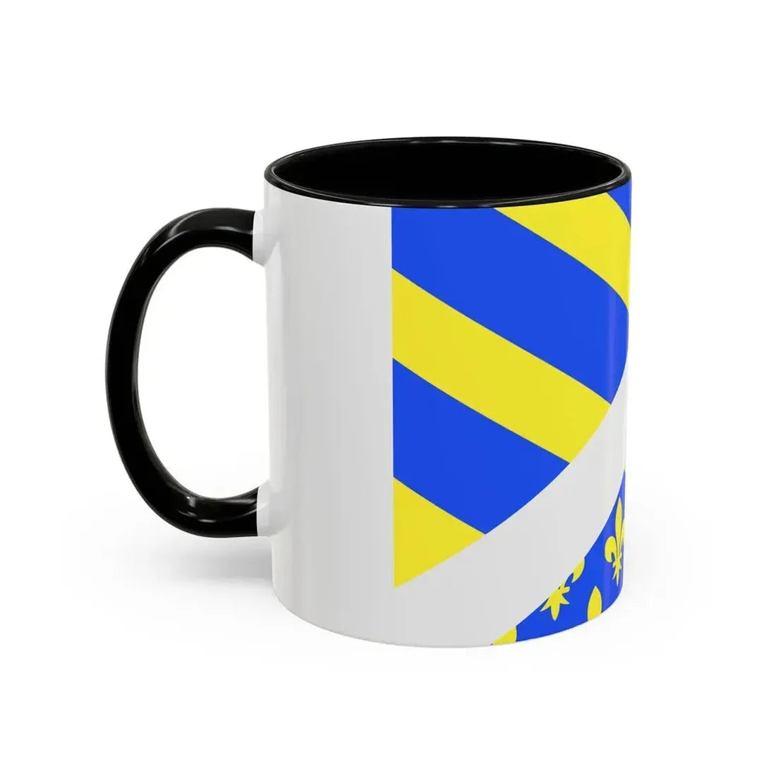 Flag of Oise France 2 - Accent Coffee Mug - Go Mug Yourself