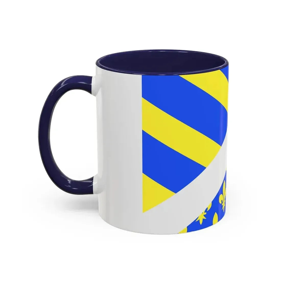 Flag of Oise France 2 - Accent Coffee Mug - Go Mug Yourself