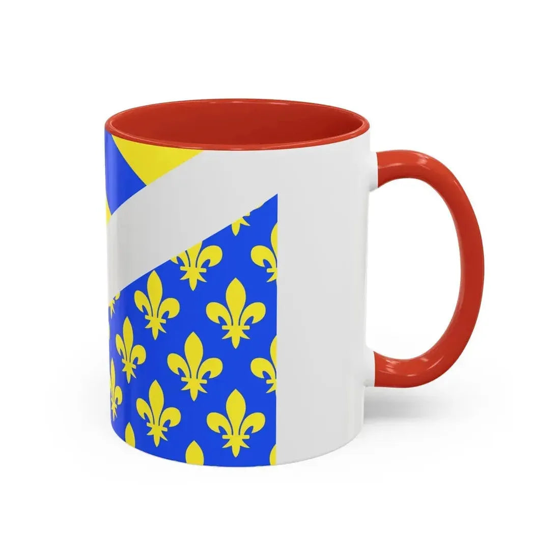 Flag of Oise France 2 - Accent Coffee Mug - Go Mug Yourself