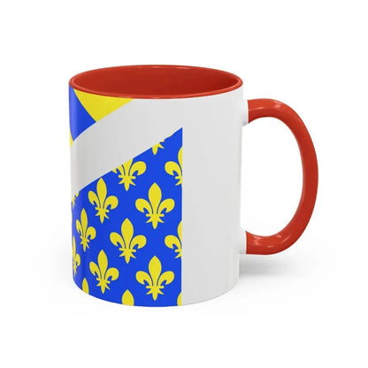 Flag of Oise France 2 - Accent Coffee Mug - Go Mug Yourself
