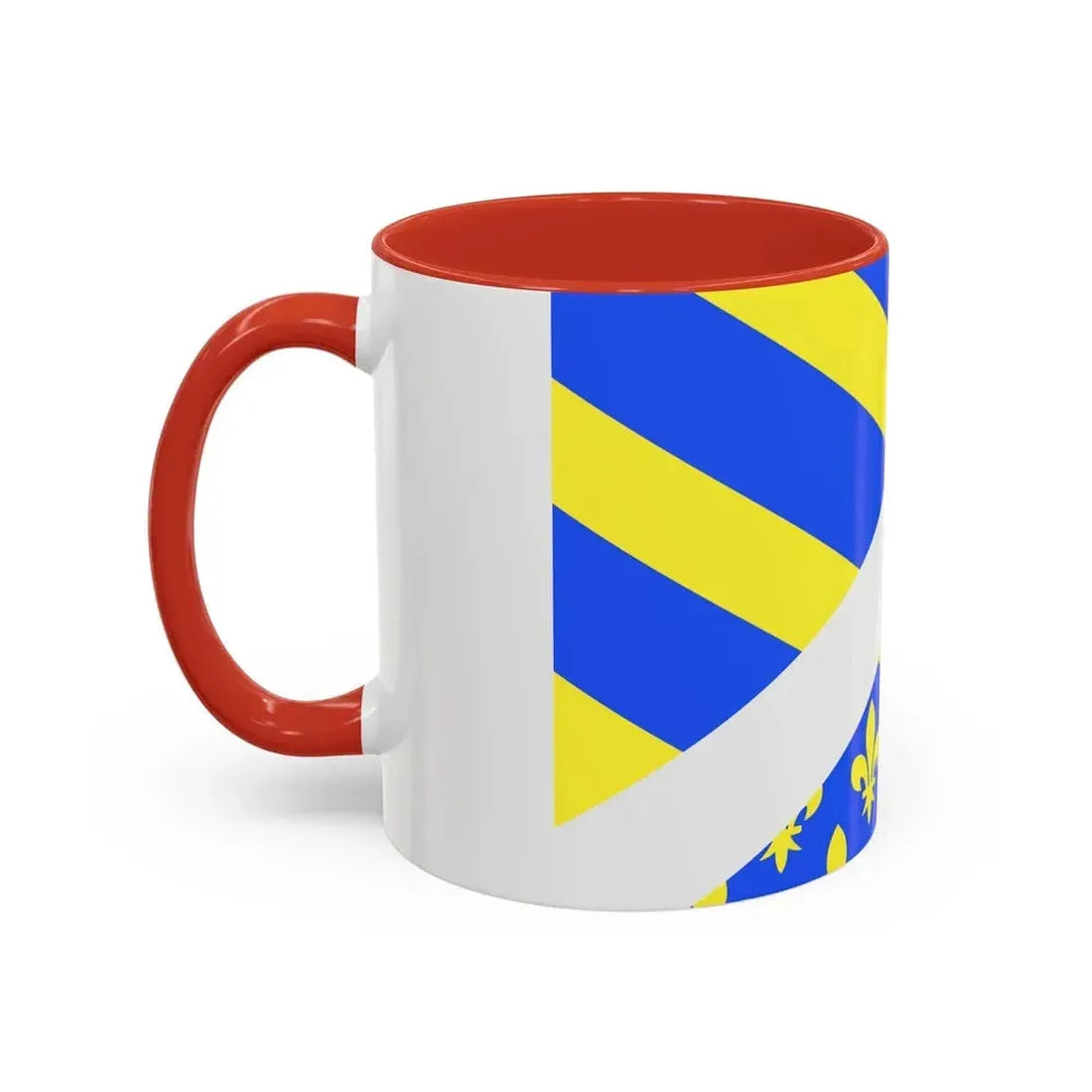 Flag of Oise France 2 - Accent Coffee Mug - Go Mug Yourself