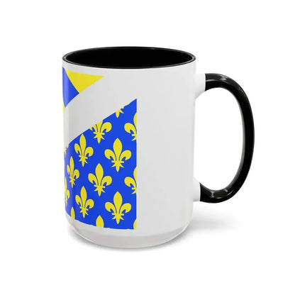 Flag of Oise France 2 - Accent Coffee Mug - Go Mug Yourself