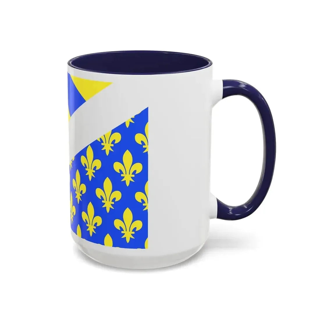 Flag of Oise France 2 - Accent Coffee Mug - Go Mug Yourself