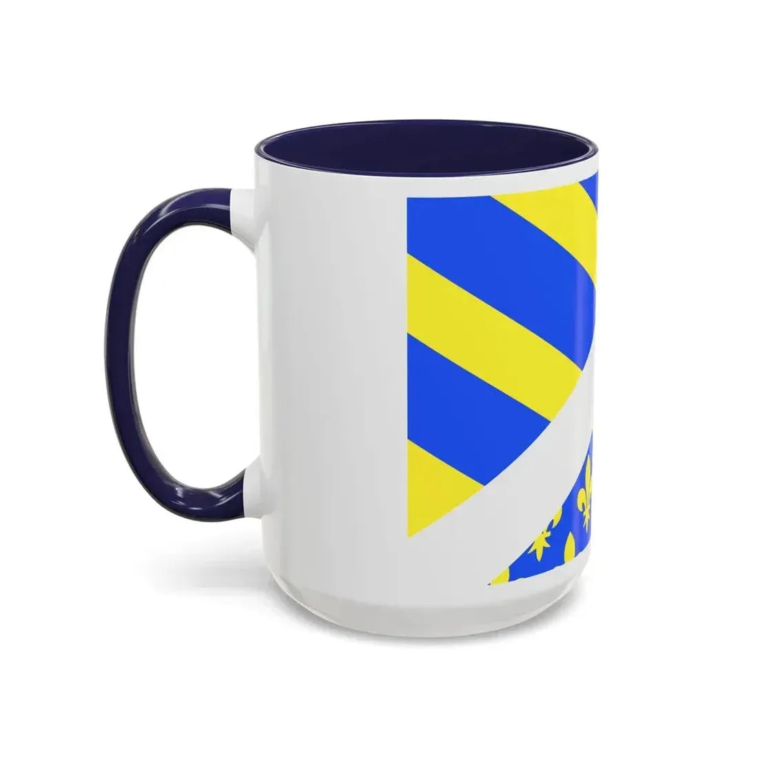 Flag of Oise France 2 - Accent Coffee Mug - Go Mug Yourself