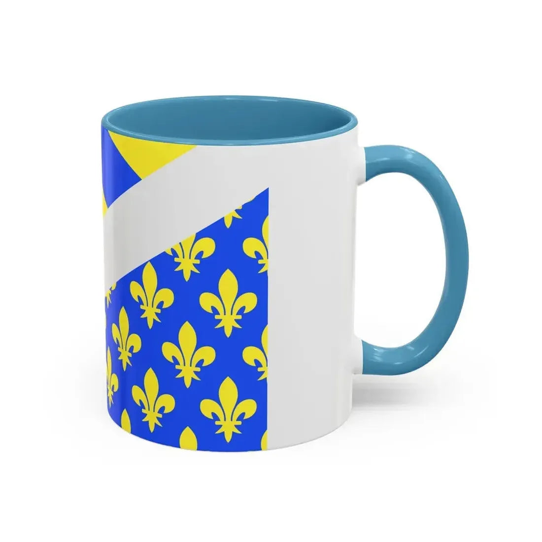 Flag of Oise France 2 - Accent Coffee Mug - Go Mug Yourself