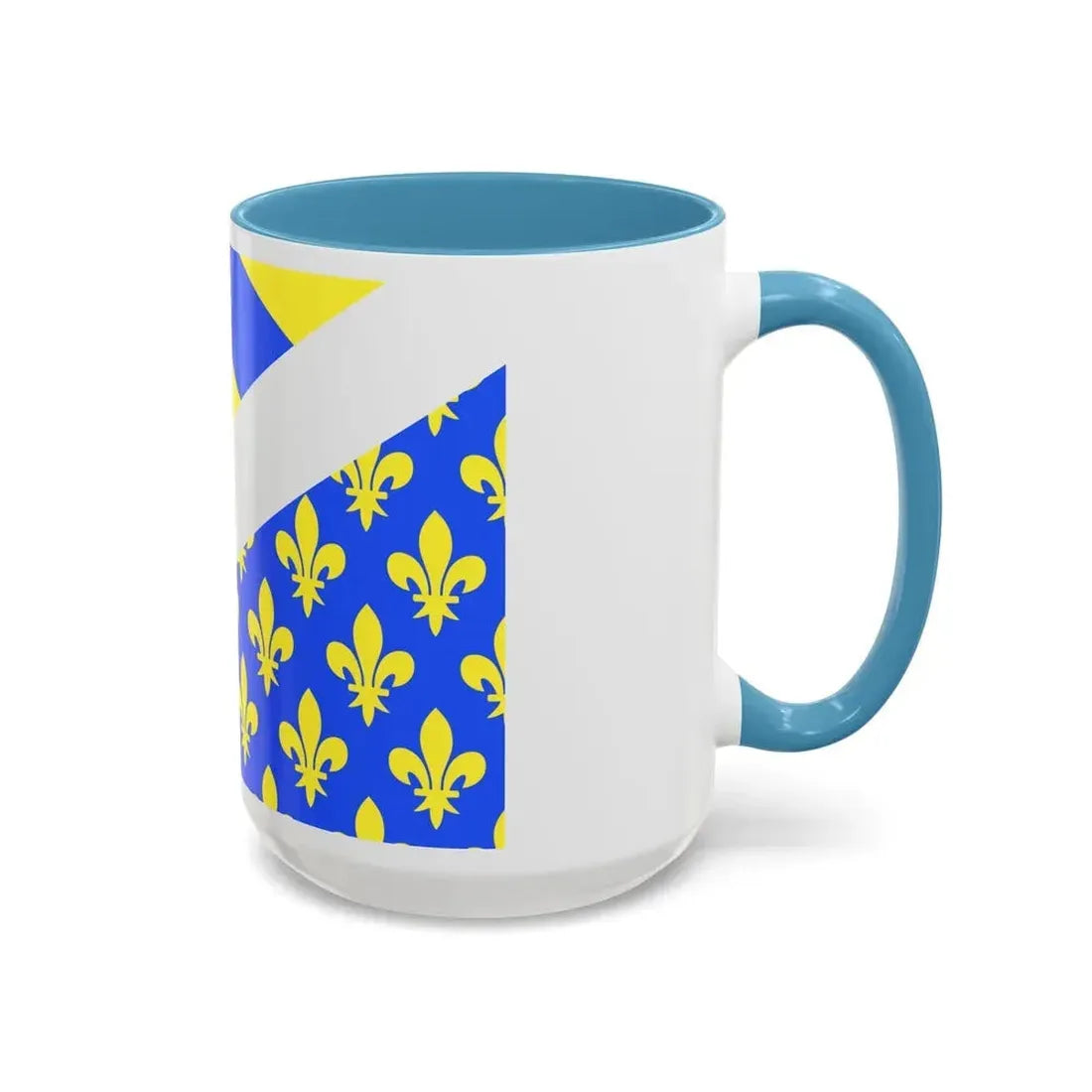 Flag of Oise France 2 - Accent Coffee Mug - Go Mug Yourself