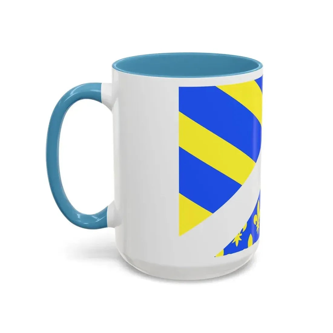 Flag of Oise France 2 - Accent Coffee Mug - Go Mug Yourself