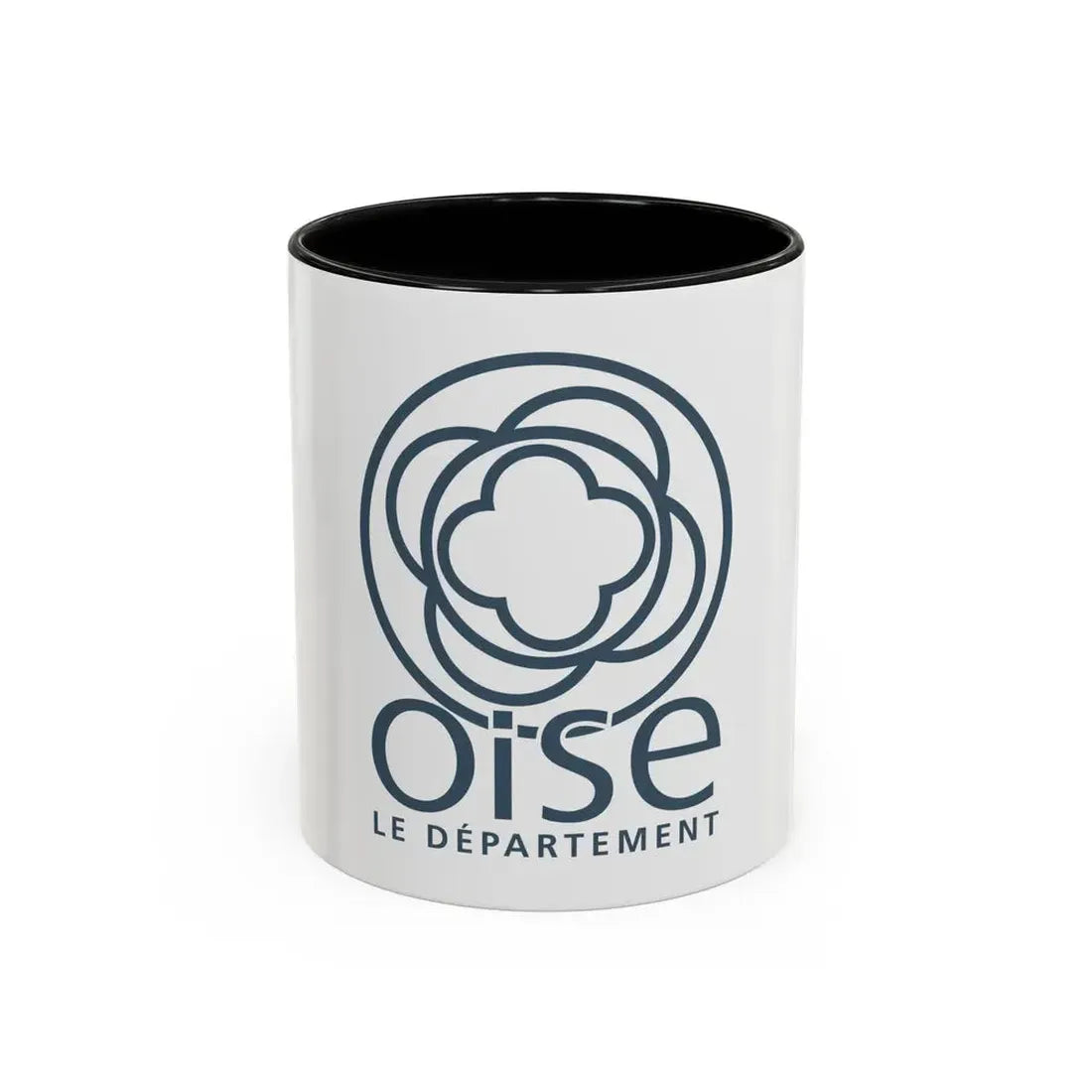 Flag of Oise France - Accent Coffee Mug 11oz Black - Go Mug Yourself