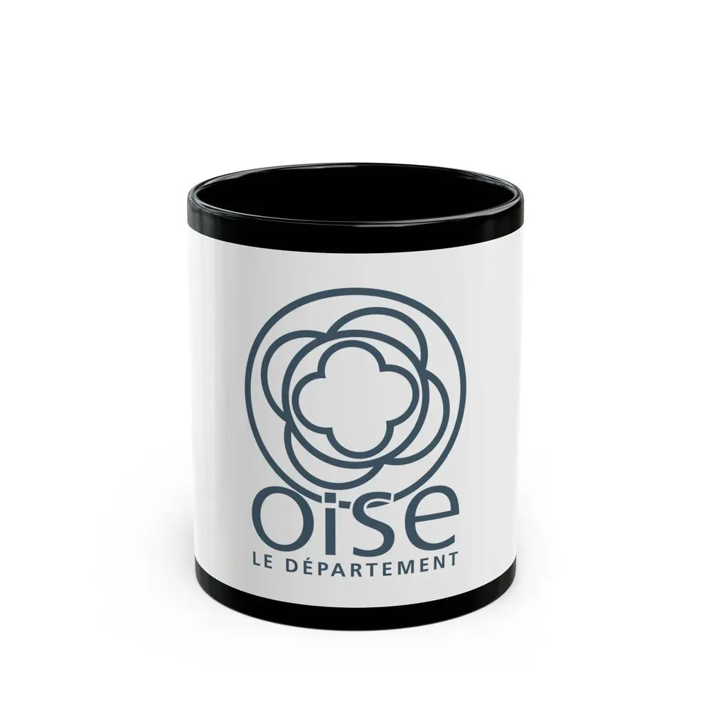 Flag of Oise France - Black Coffee Mug 11oz - Go Mug Yourself
