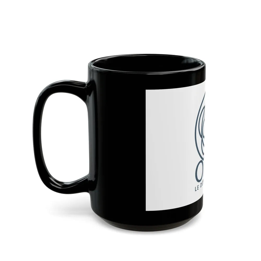 Flag of Oise France - Black Coffee Mug-Go Mug Yourself