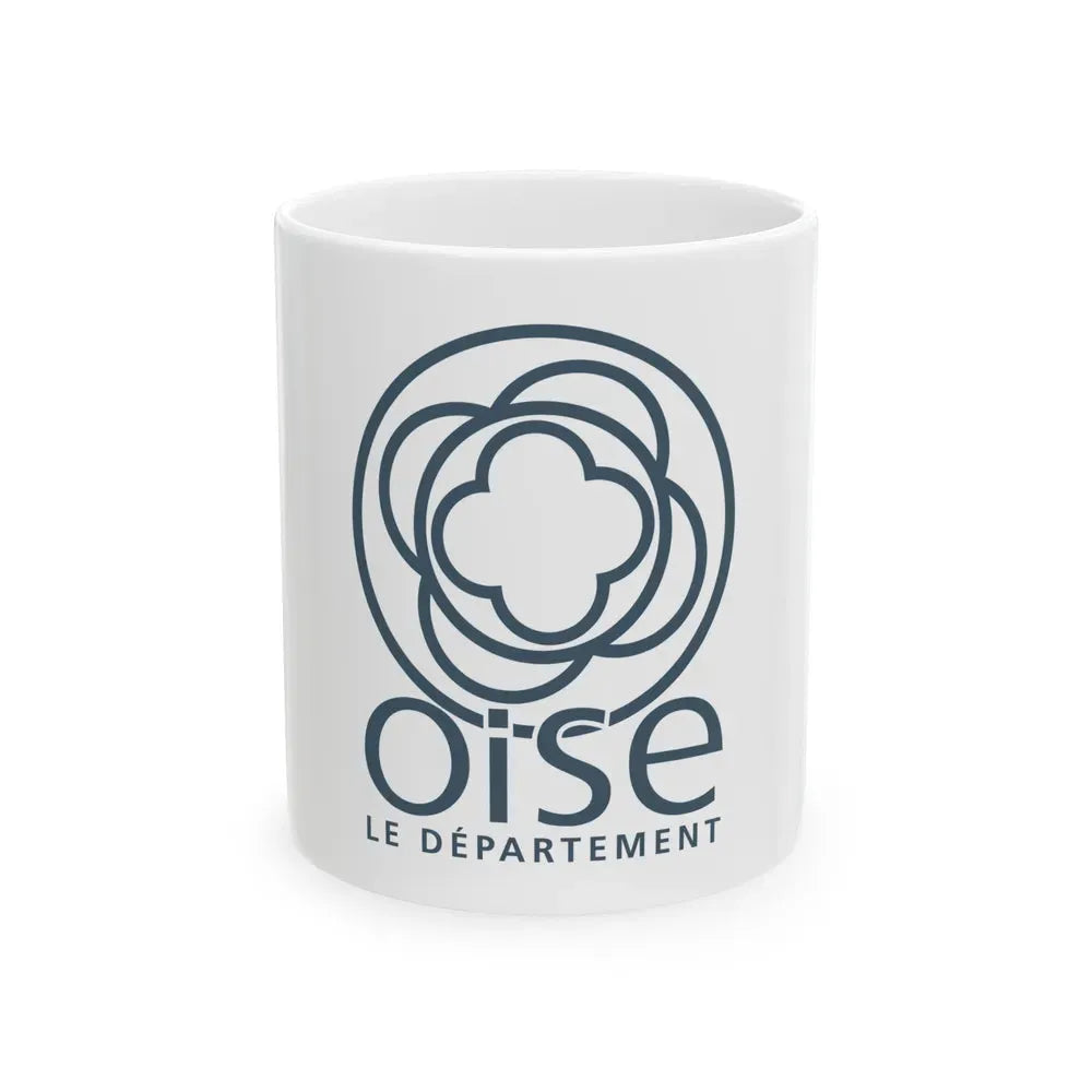 Flag of Oise France - White Coffee Mug 11oz - Go Mug Yourself