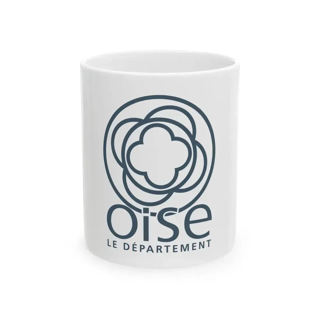 Flag of Oise France - White Coffee Mug - Go Mug Yourself