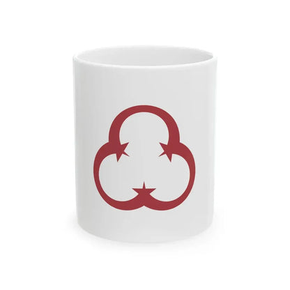 Flag of Oiso Kanagawa (Japan) White Coffee Mug 11oz - Go Mug Yourself