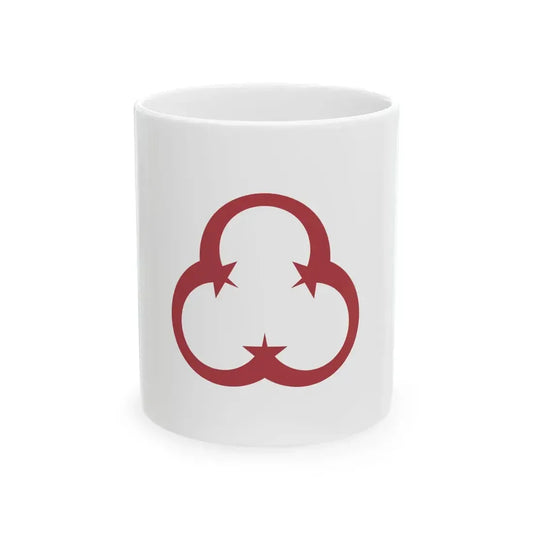 Flag of Oiso Kanagawa (Japan) White Coffee Mug 11oz - Go Mug Yourself