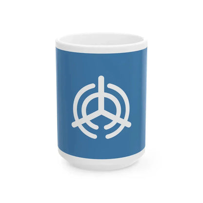 Flag of Oita Oita (Japan) White Coffee Mug 15oz - Go Mug Yourself