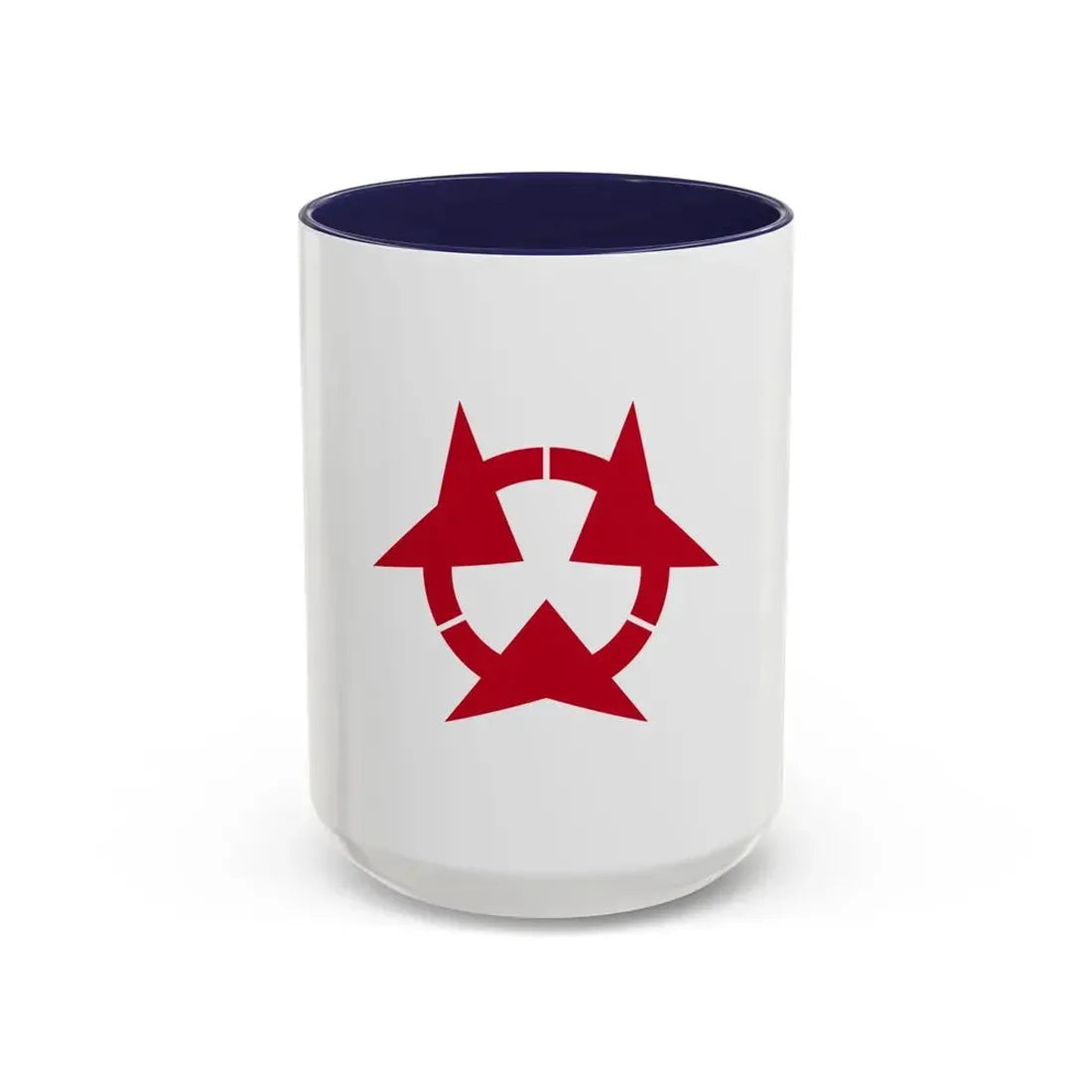 Flag of Oita Prefecture Japan - Accent Coffee Mug 15oz Navy - Go Mug Yourself