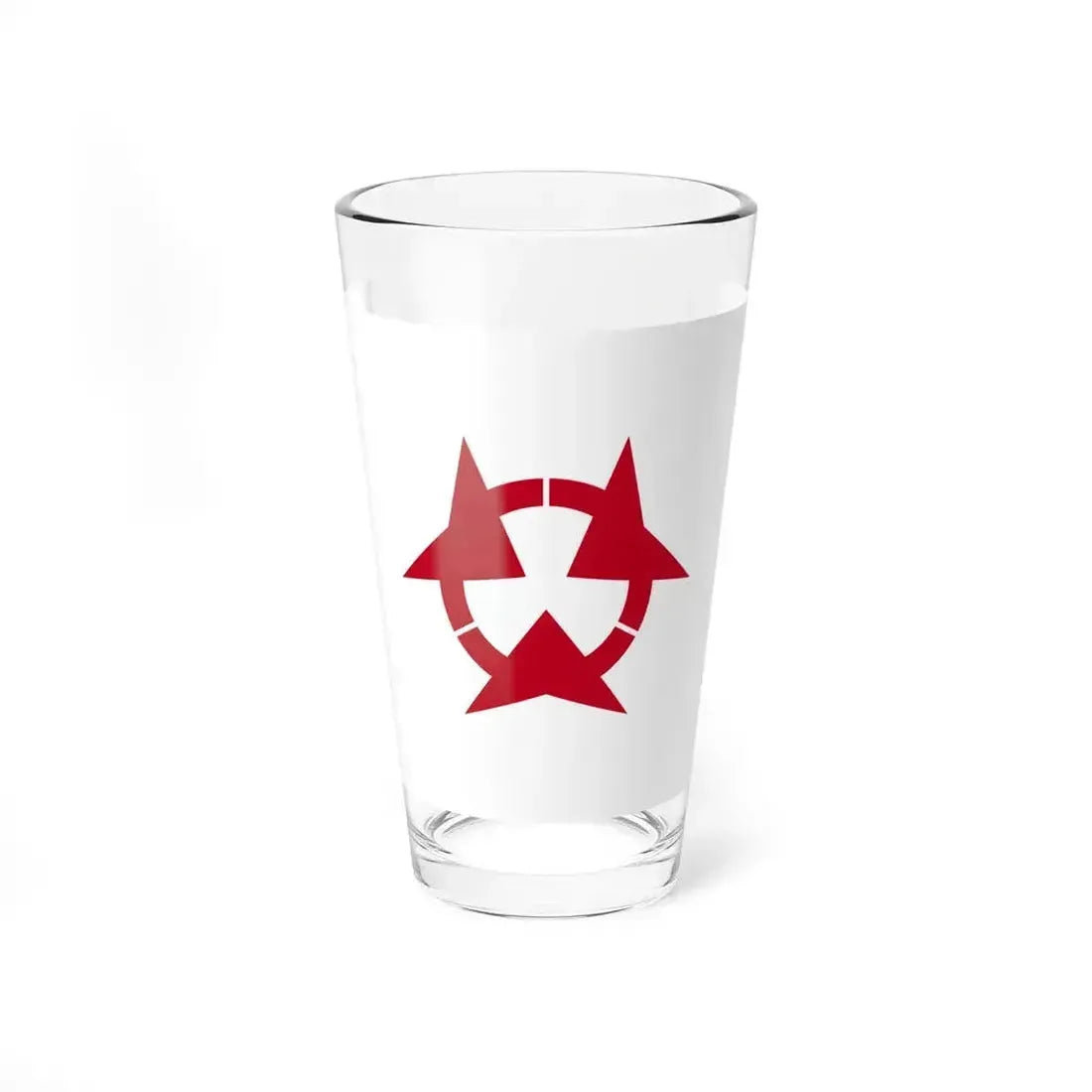Flag of Oita Prefecture Japan - Pint Glass 16oz 16oz - Go Mug Yourself