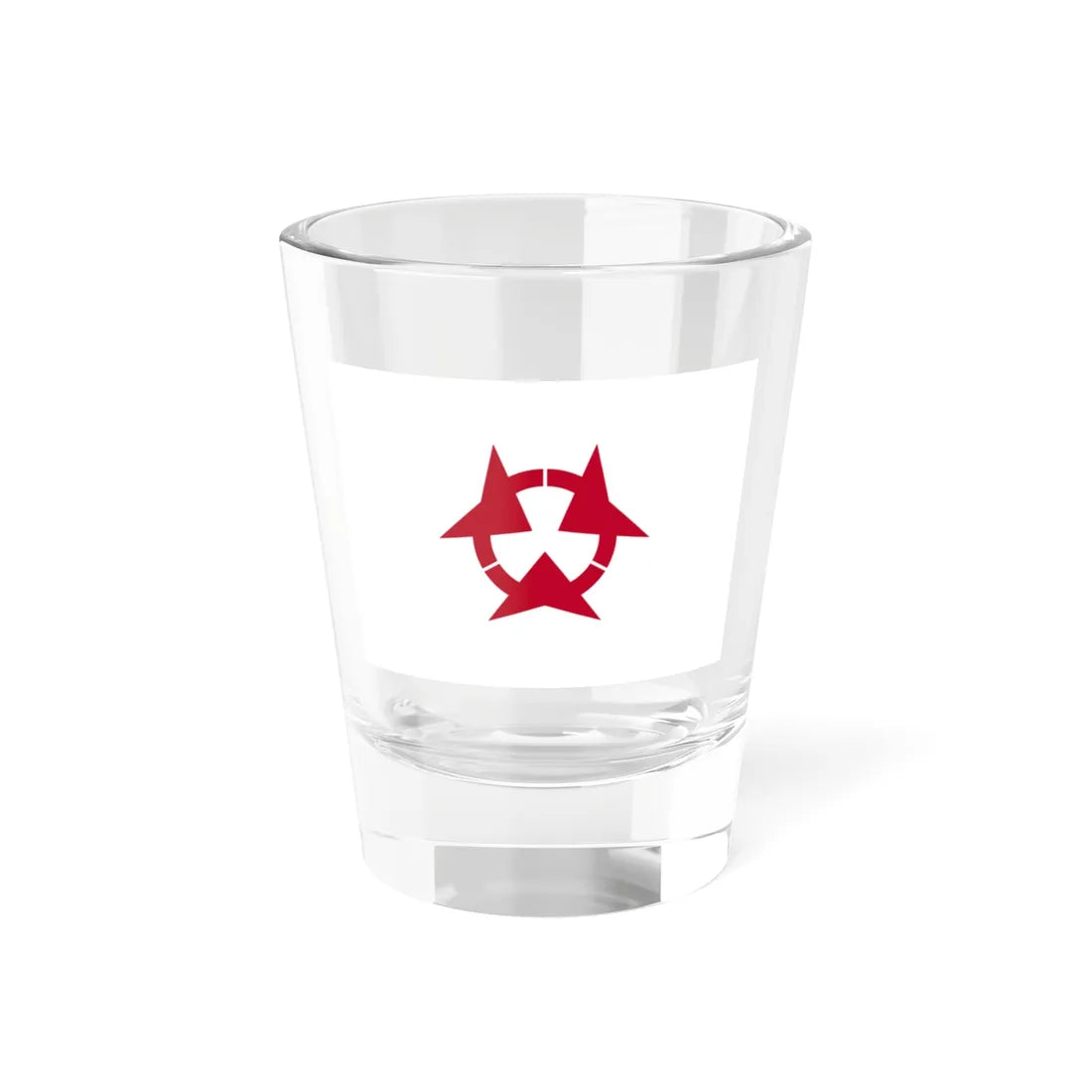 Flag of Oita Prefecture (Japan) Shot Glass 1.5oz 1.5oz - Go Mug Yourself
