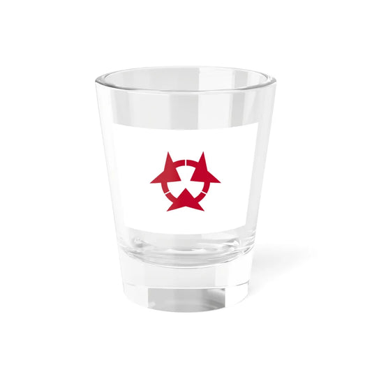 Flag of Oita Prefecture (Japan) Shot Glass 1.5oz 1.5oz - Go Mug Yourself