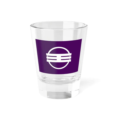 Flag of Oji Nara (Japan) Shot Glass 1.5oz 1.5oz - Go Mug Yourself