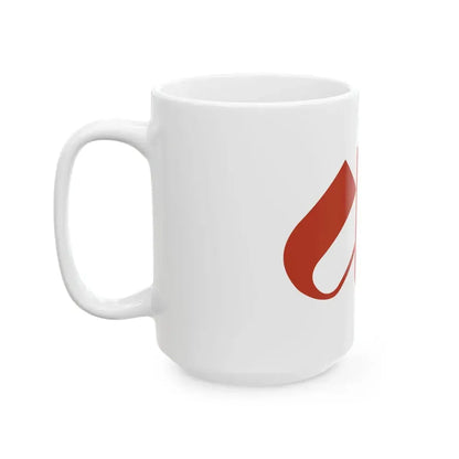 Flag of Ojika Nagasaki (Japan) White Coffee Mug - Go Mug Yourself