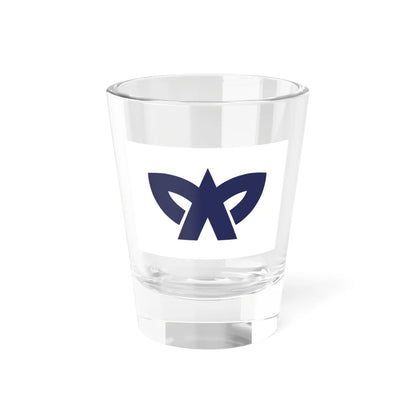 Flag of Okagaki Fukuoka (Japan) Shot Glass 1.5oz 1.5oz - Go Mug Yourself