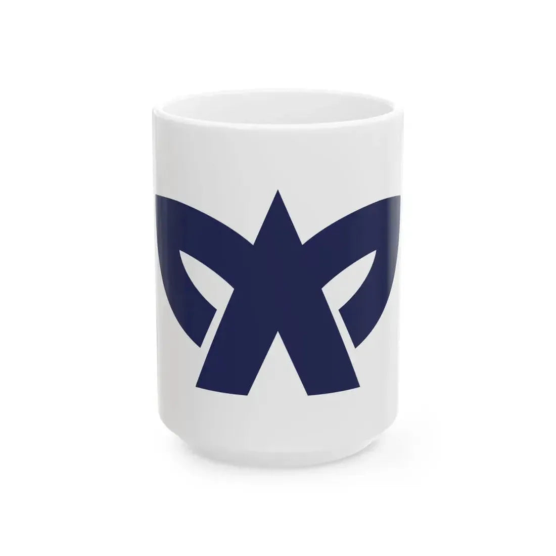 Flag of Okagaki Fukuoka (Japan) White Coffee Mug 15oz - Go Mug Yourself