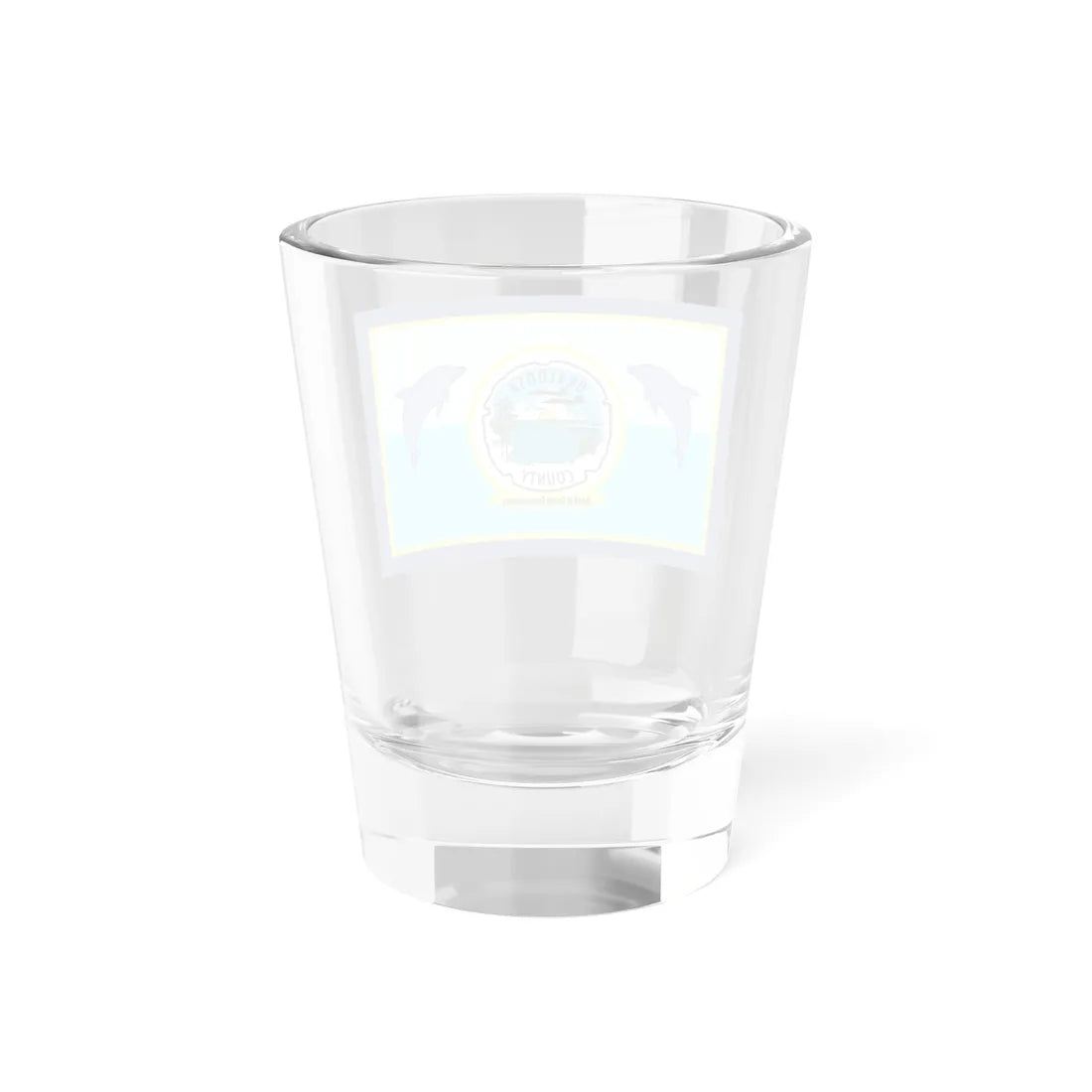 Flag of Okaloosa County Florida (United States) Shot Glass 1.5oz - Go Mug Yourself