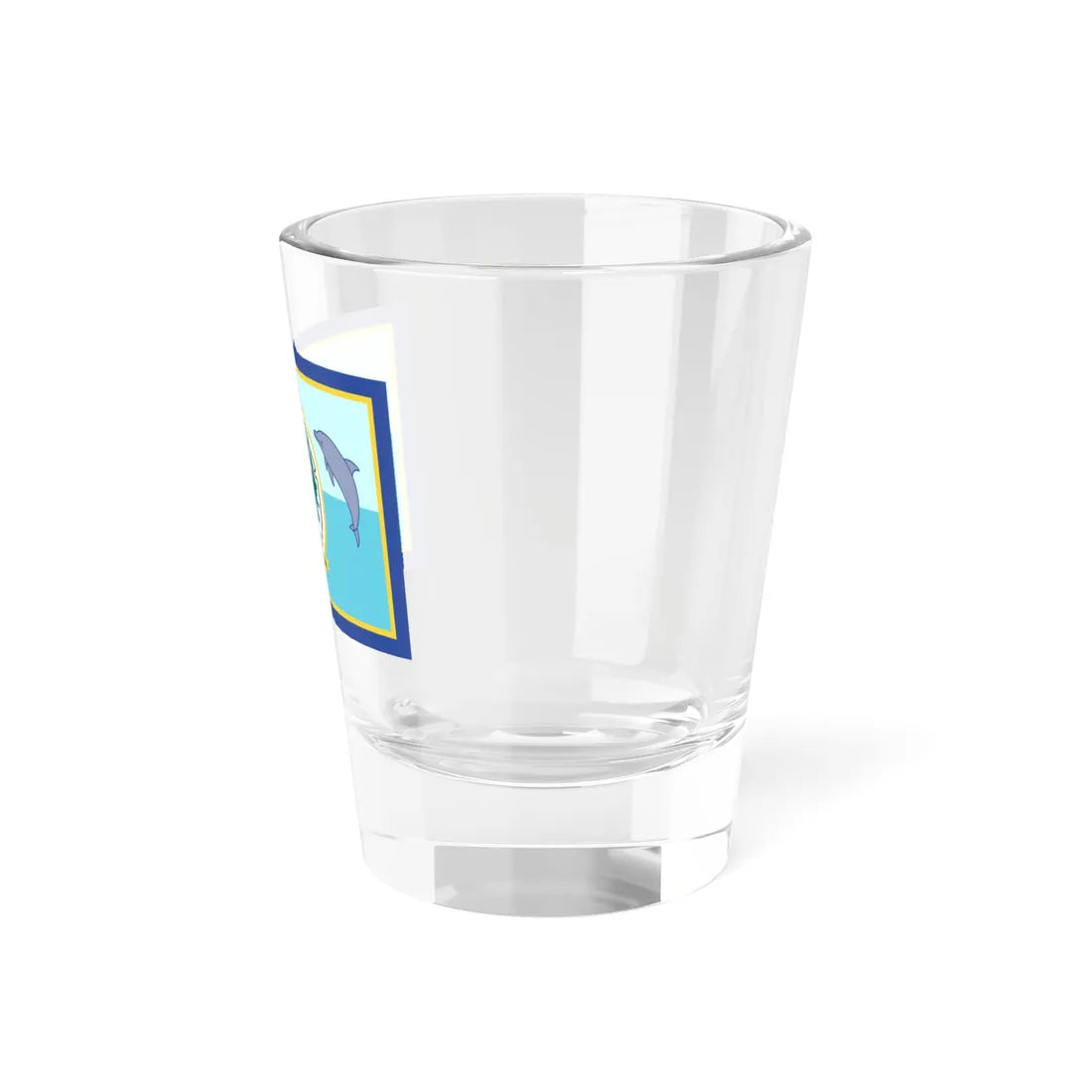 Flag of Okaloosa County Florida (United States) Shot Glass 1.5oz - Go Mug Yourself