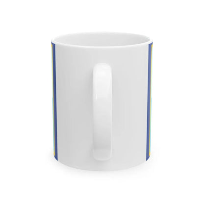 Flag of Okaloosa County Florida (United States) White Coffee Mug - Go Mug Yourself